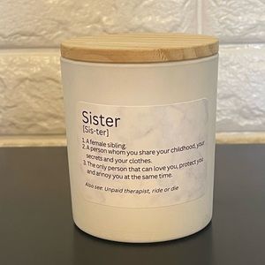 Sister Candle, Sister Gift